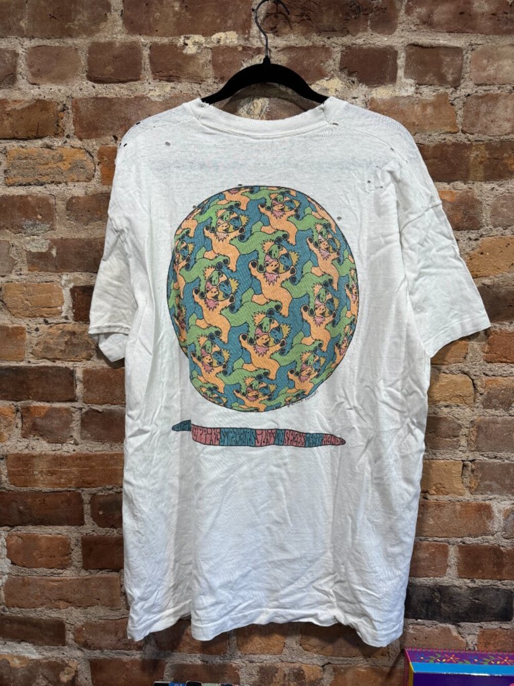 1993 LIQUID BLUE GRATEFUL DEAD MC ESCHER T-SHIRT - Picture 7 of 8